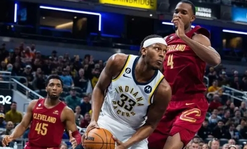 步行者逆轉騎士贏(yíng)比賽，多人得分上雙